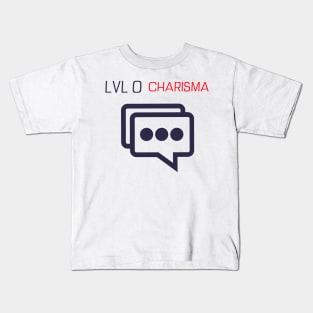 RPG Player LVL 0 Charisma Kids T-Shirt